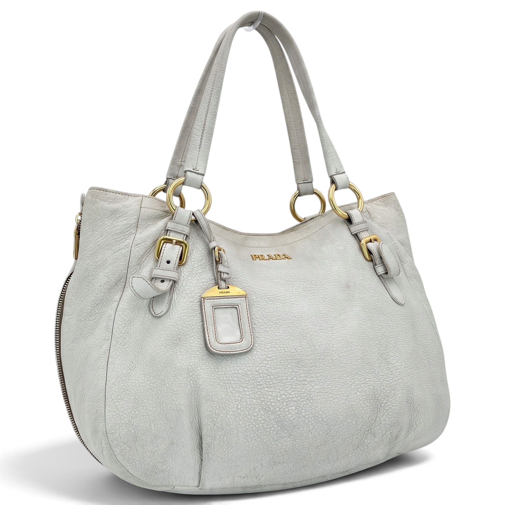 Moon leather handbag