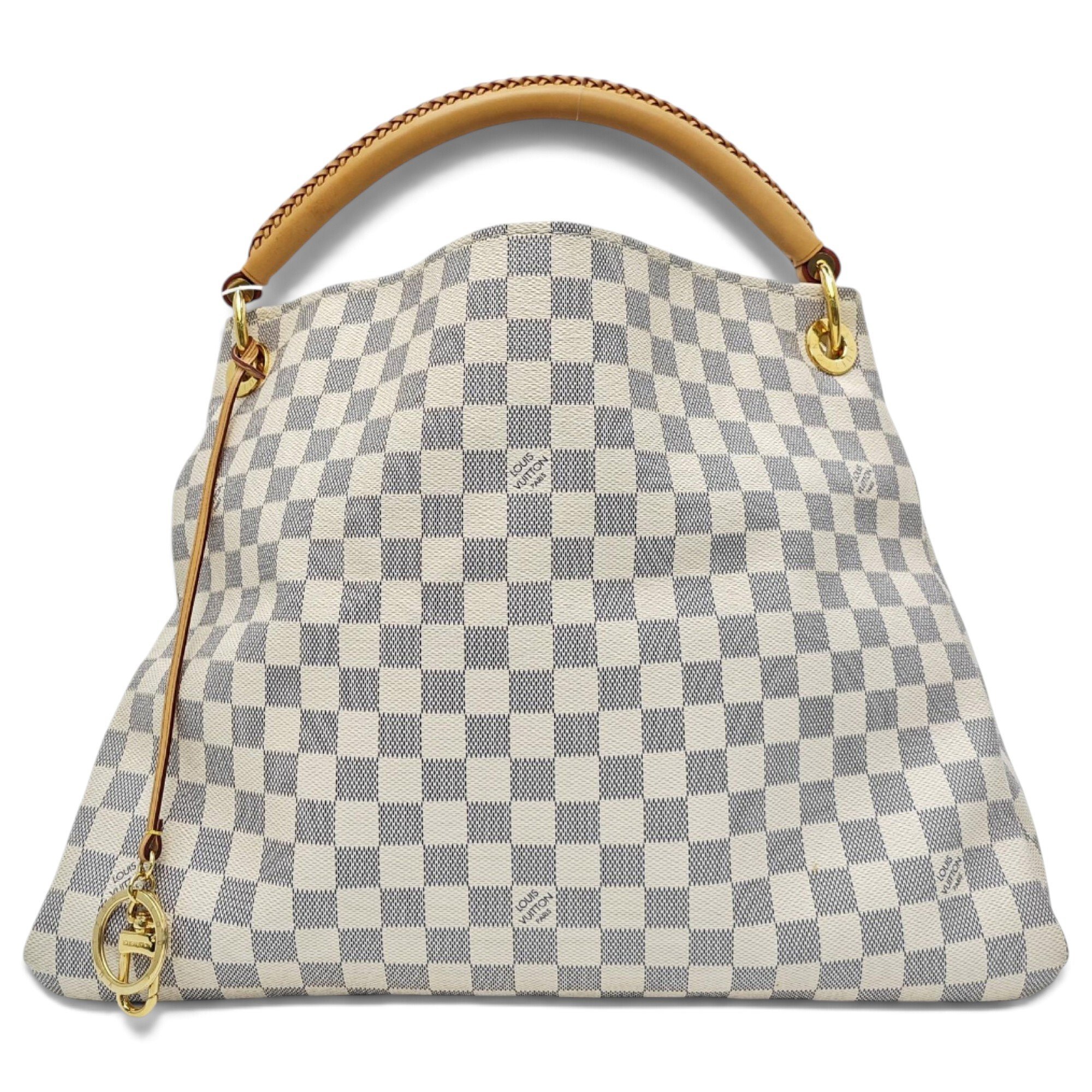 Artsy leather handbag