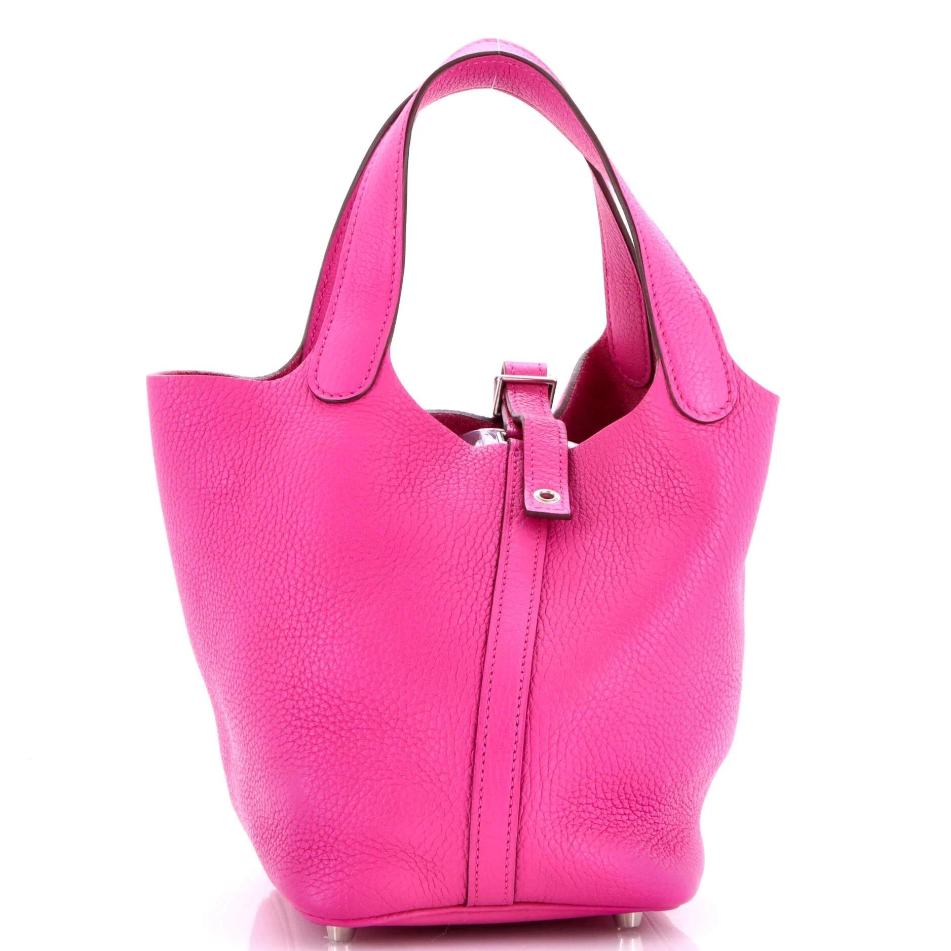 Picotin leather handbag