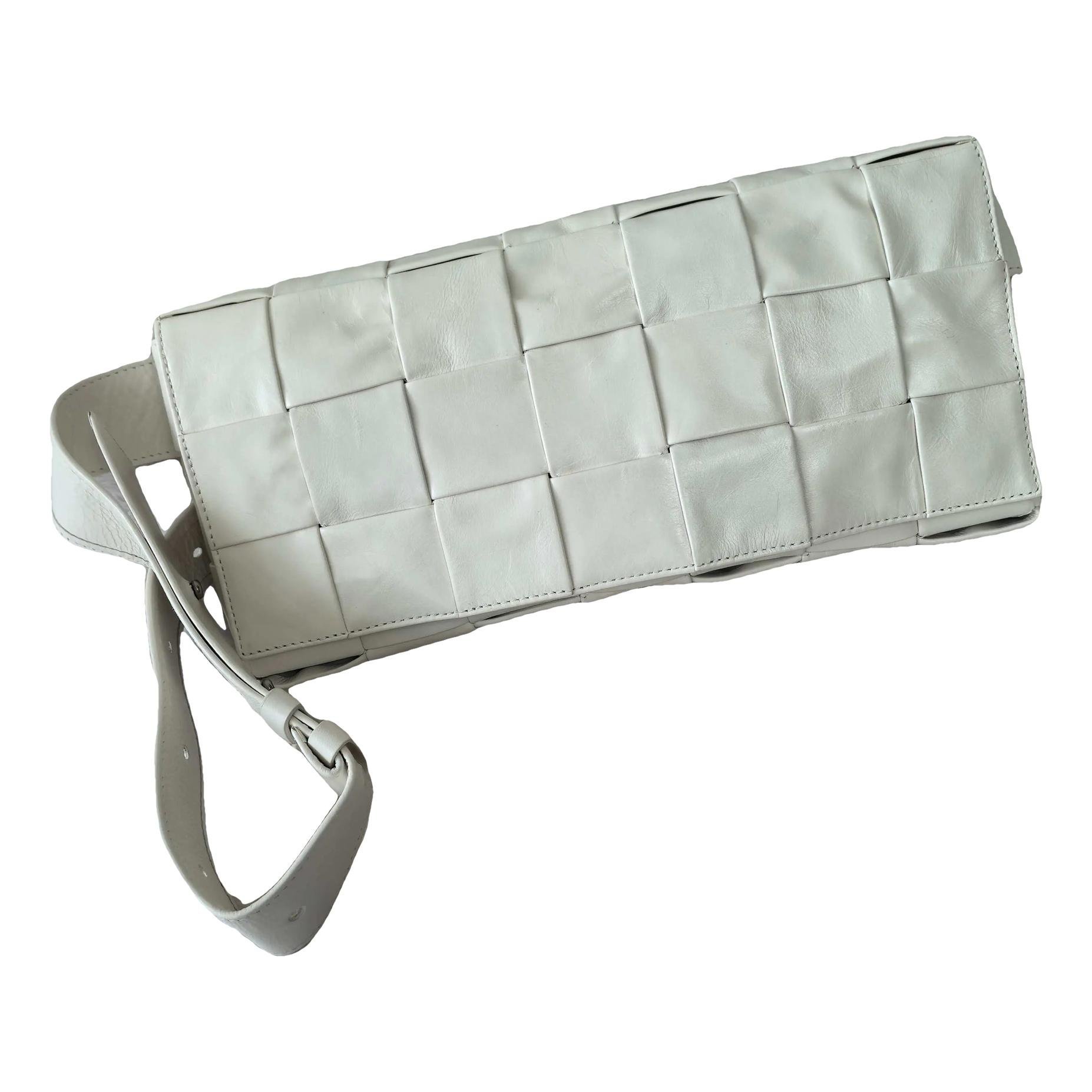 Cassette leather crossbody bag