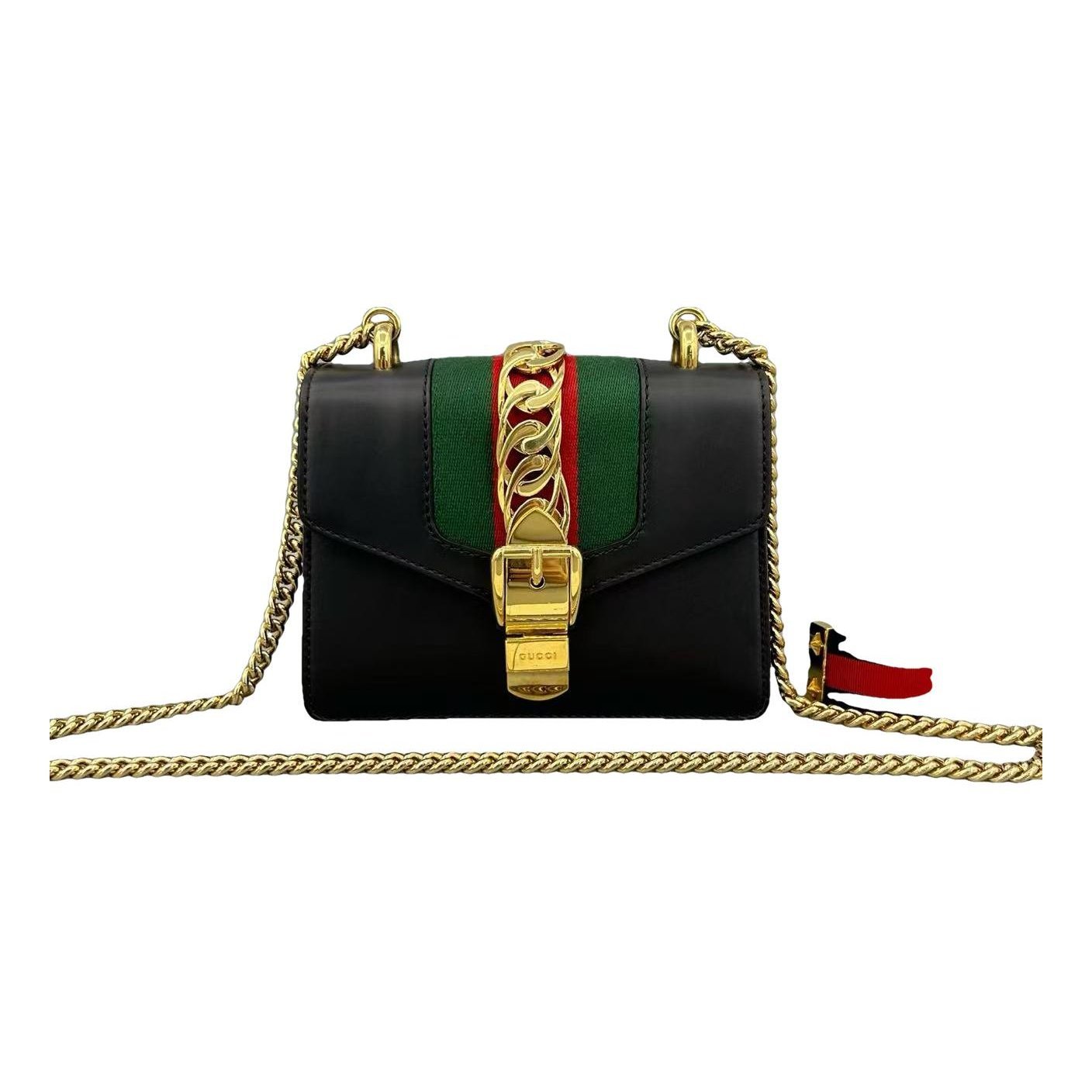 Sylvie Flap Chain leather handbag