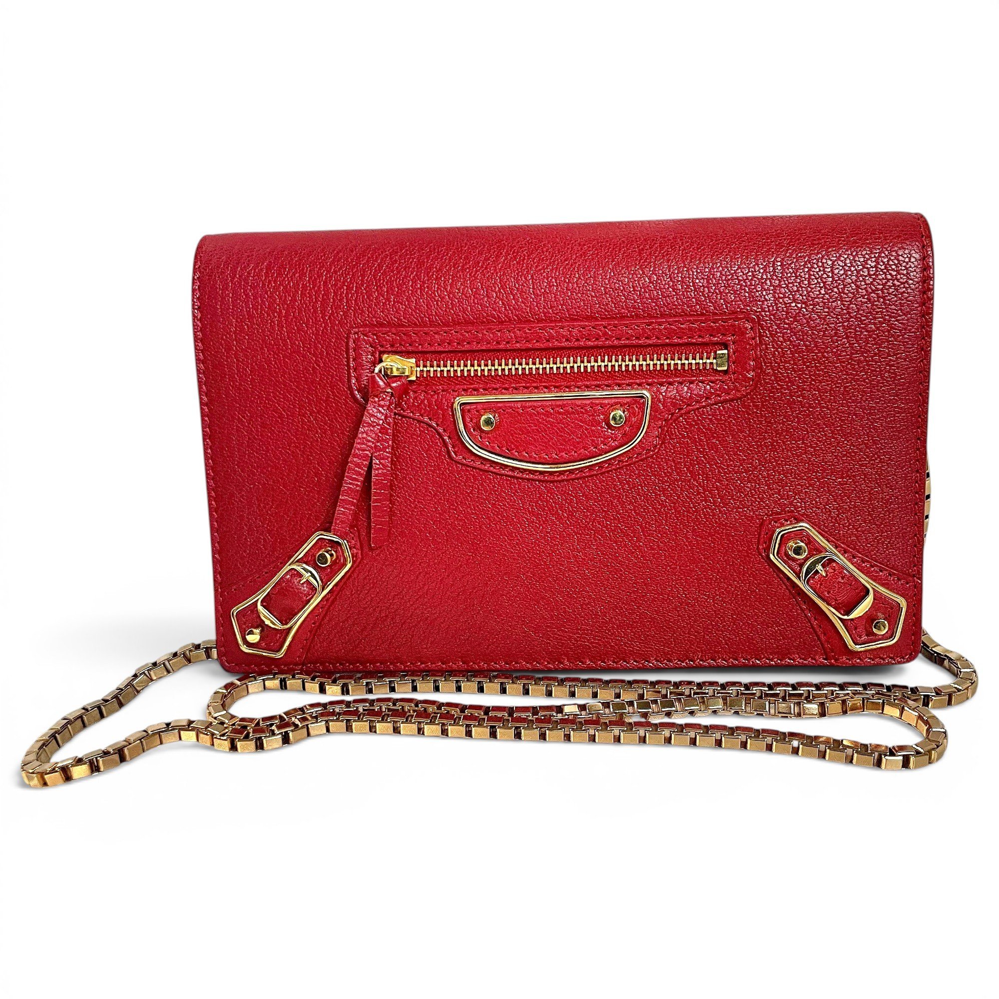 Leather handbag