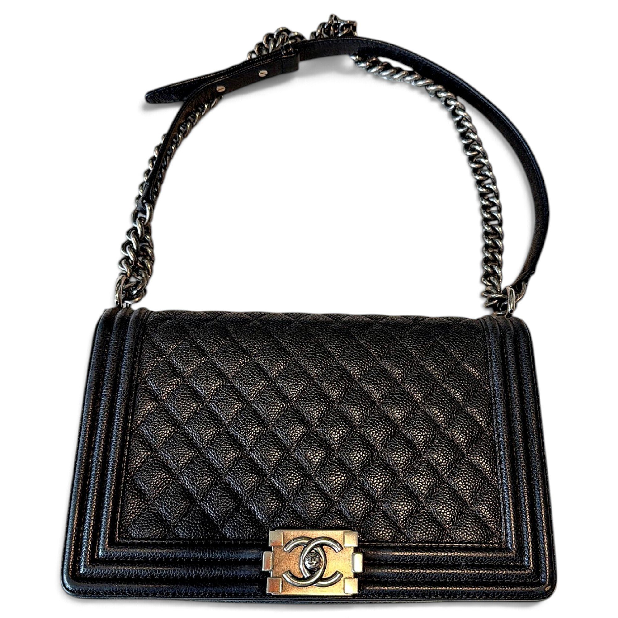 Boy leather crossbody bag