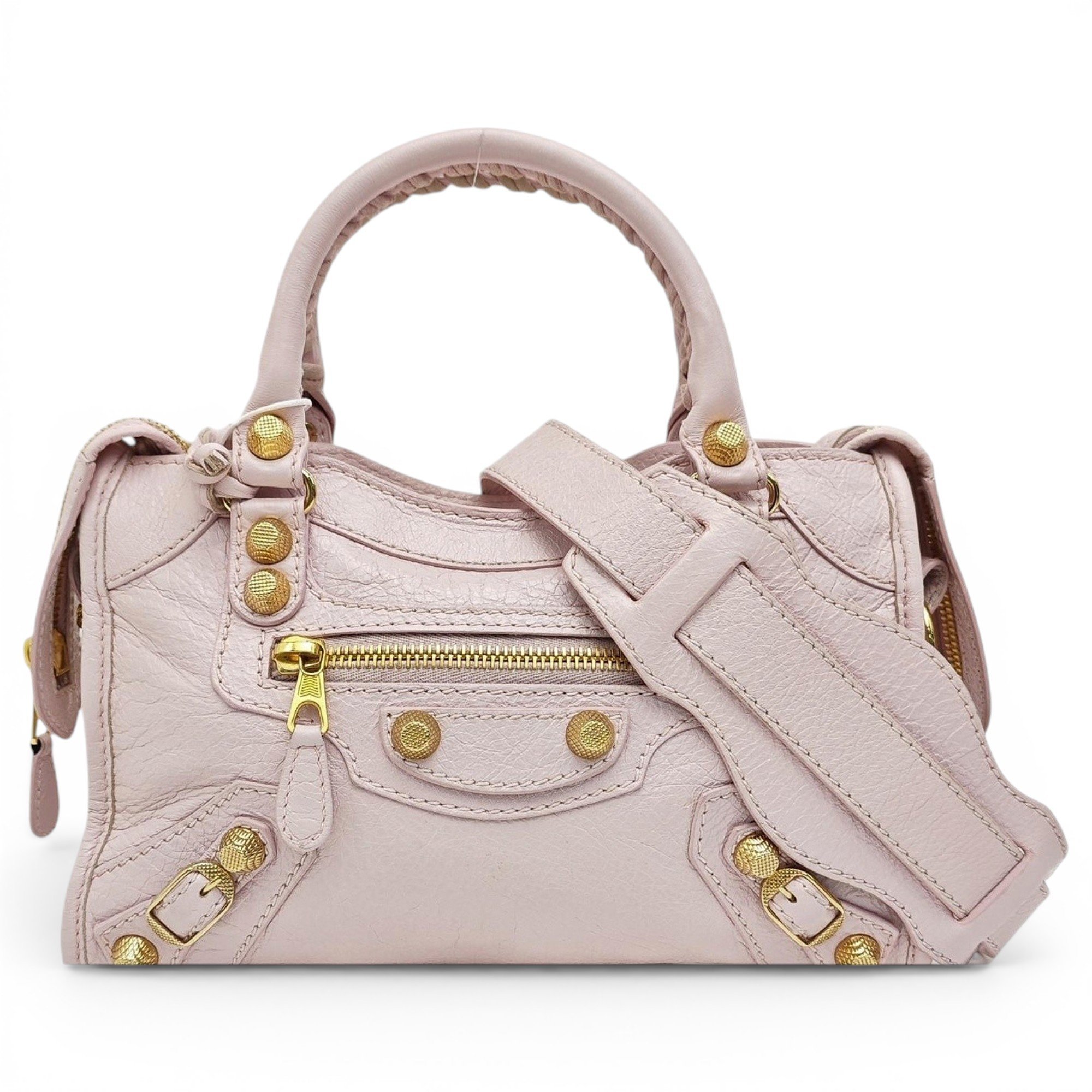 Leather handbag