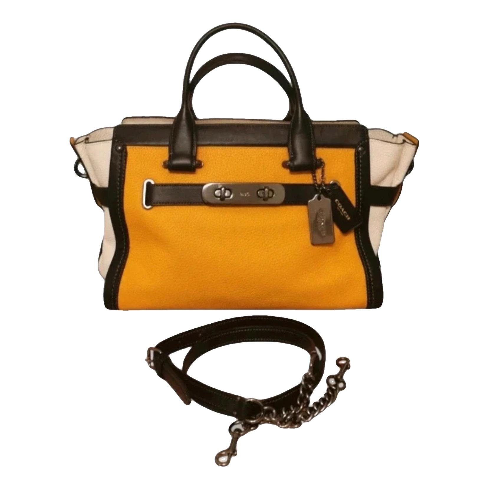 Leather handbag