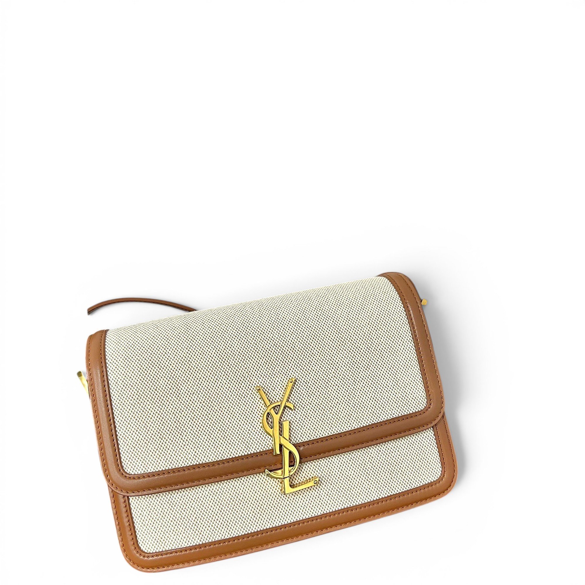 Solférino leather handbag