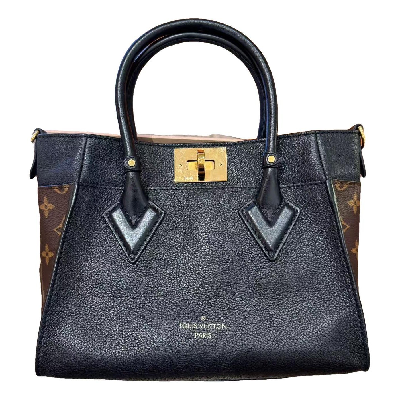 On My Side leather handbag
