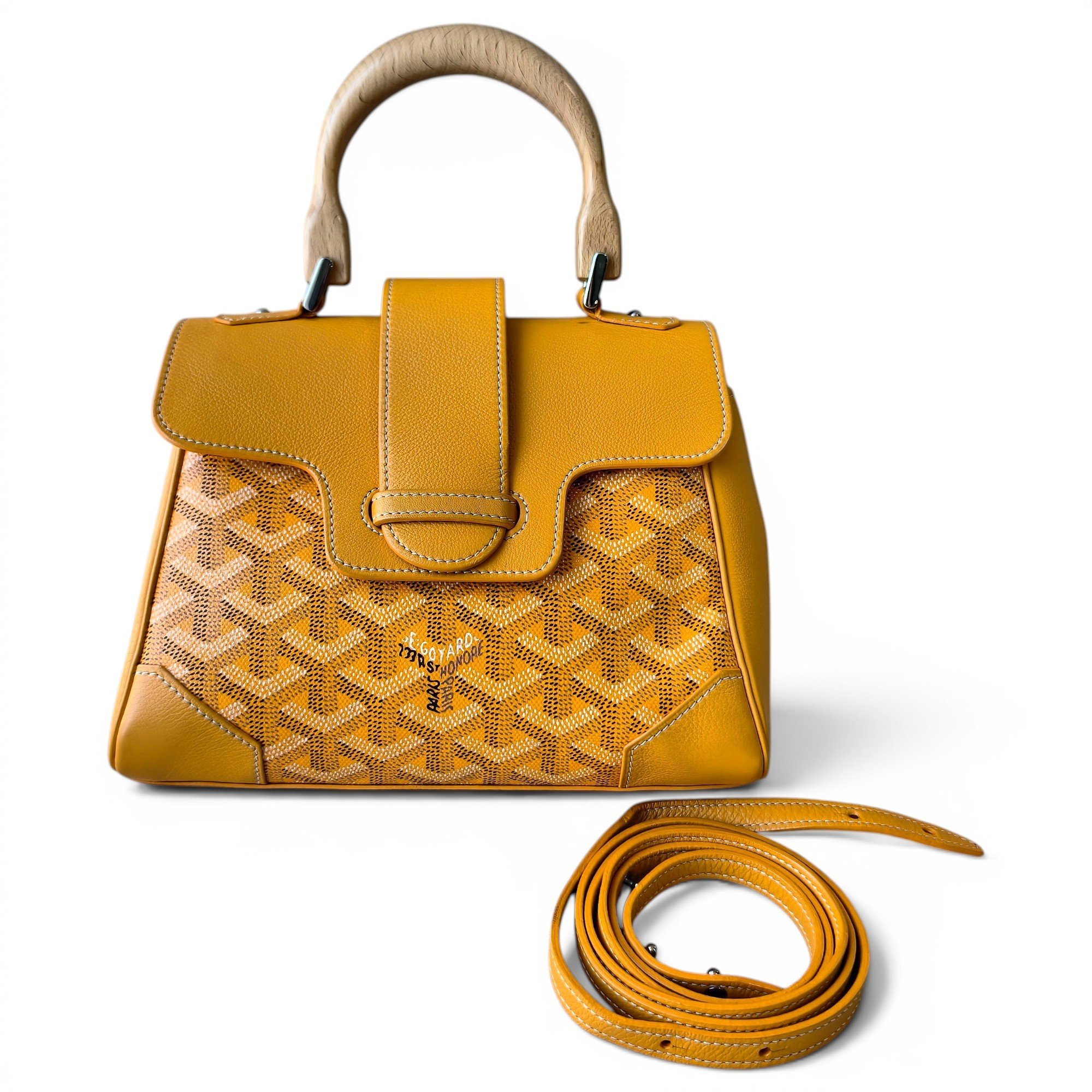 Leather handbag
