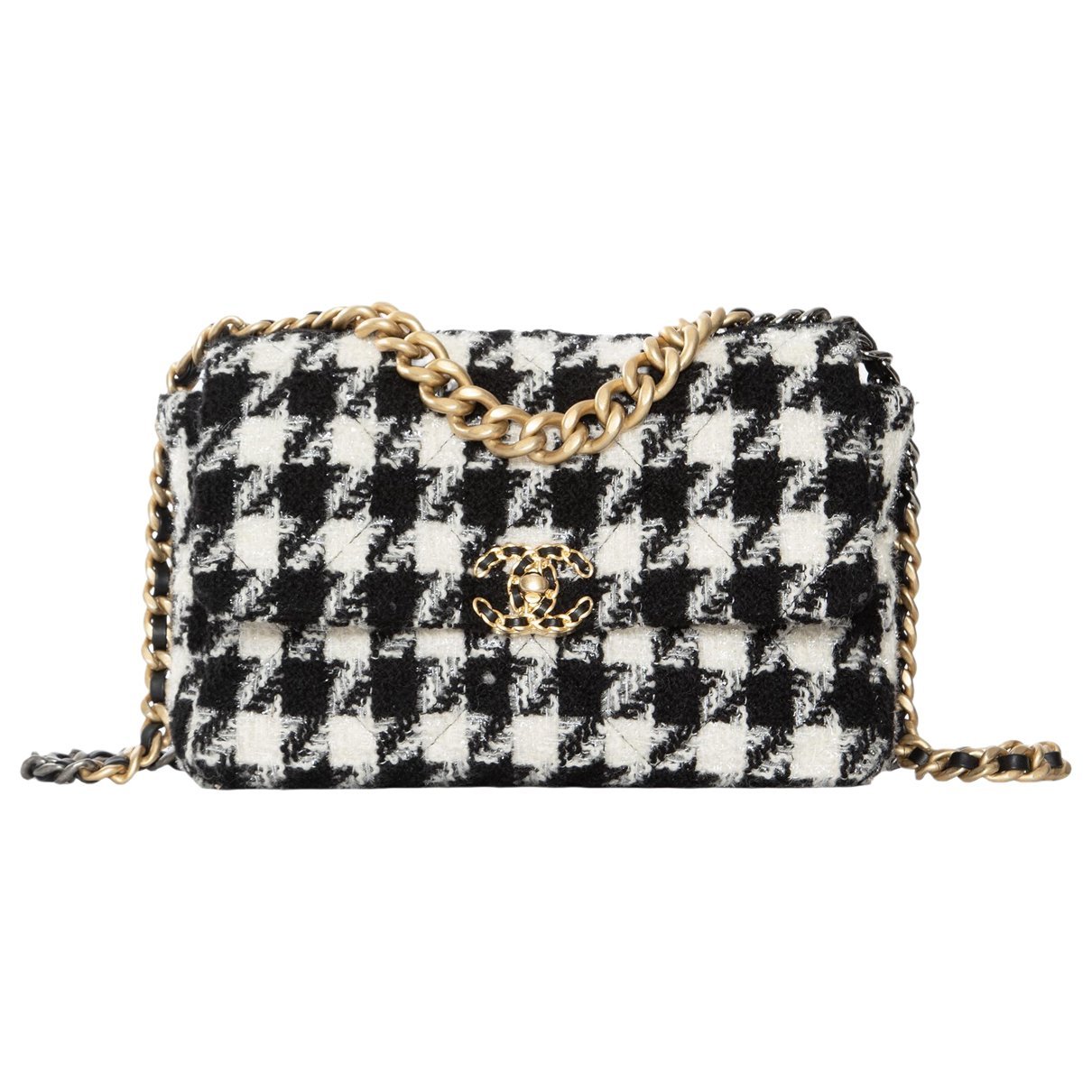 Chanel 19 tweed handbag