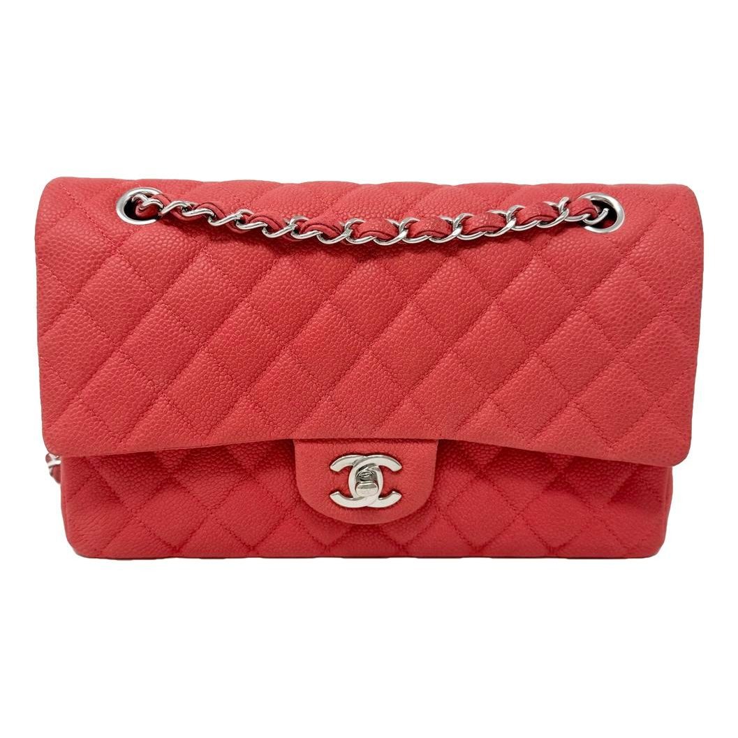 Trendy CC Flap leather handbag