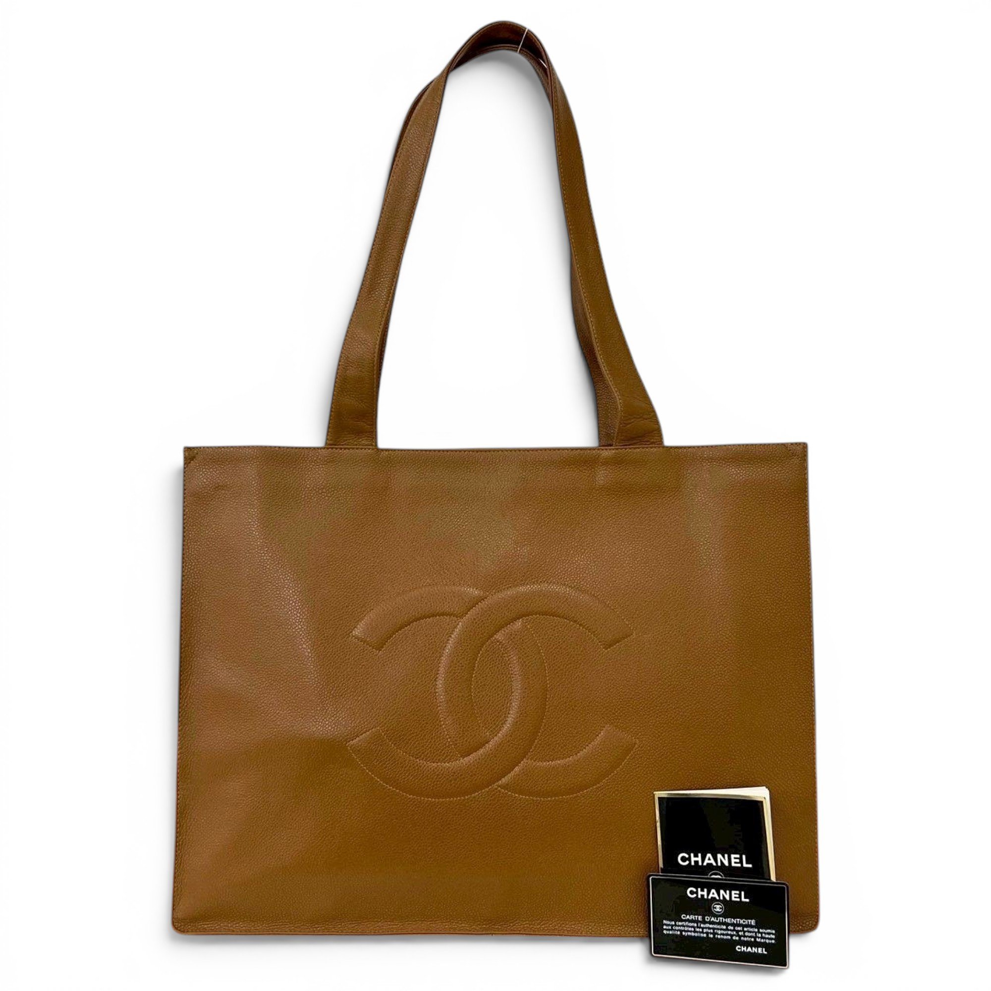 Leather tote