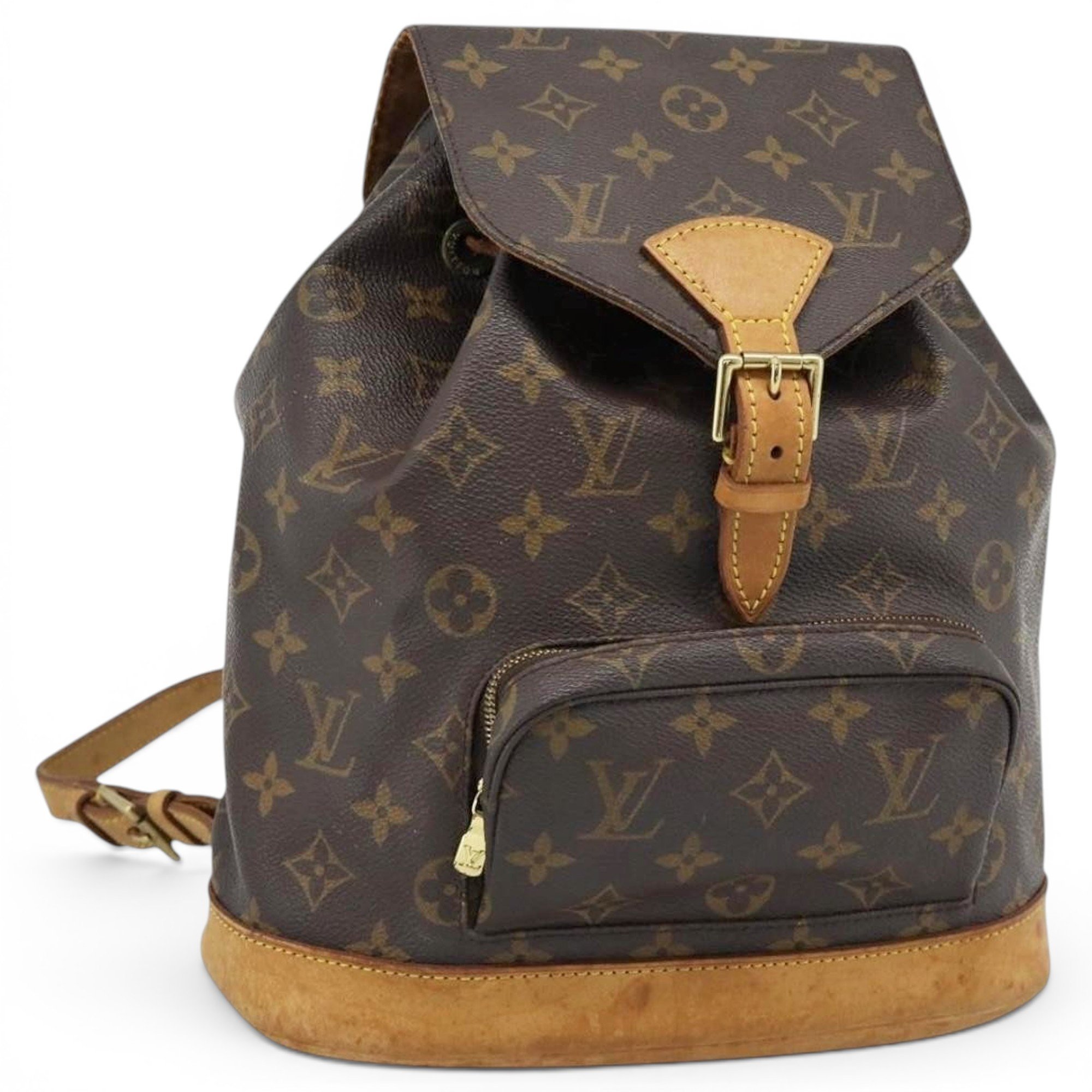 Montsouris leather backpack