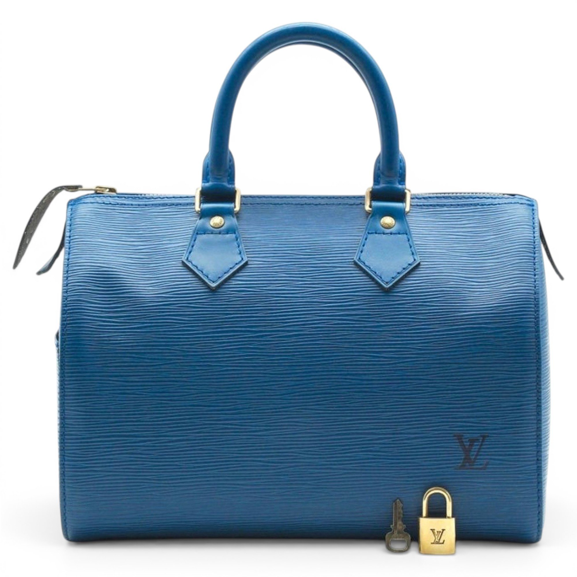 Speedy leather handbag