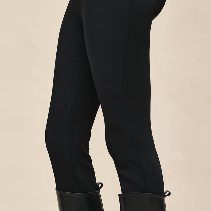 Noir High-waisted Pants