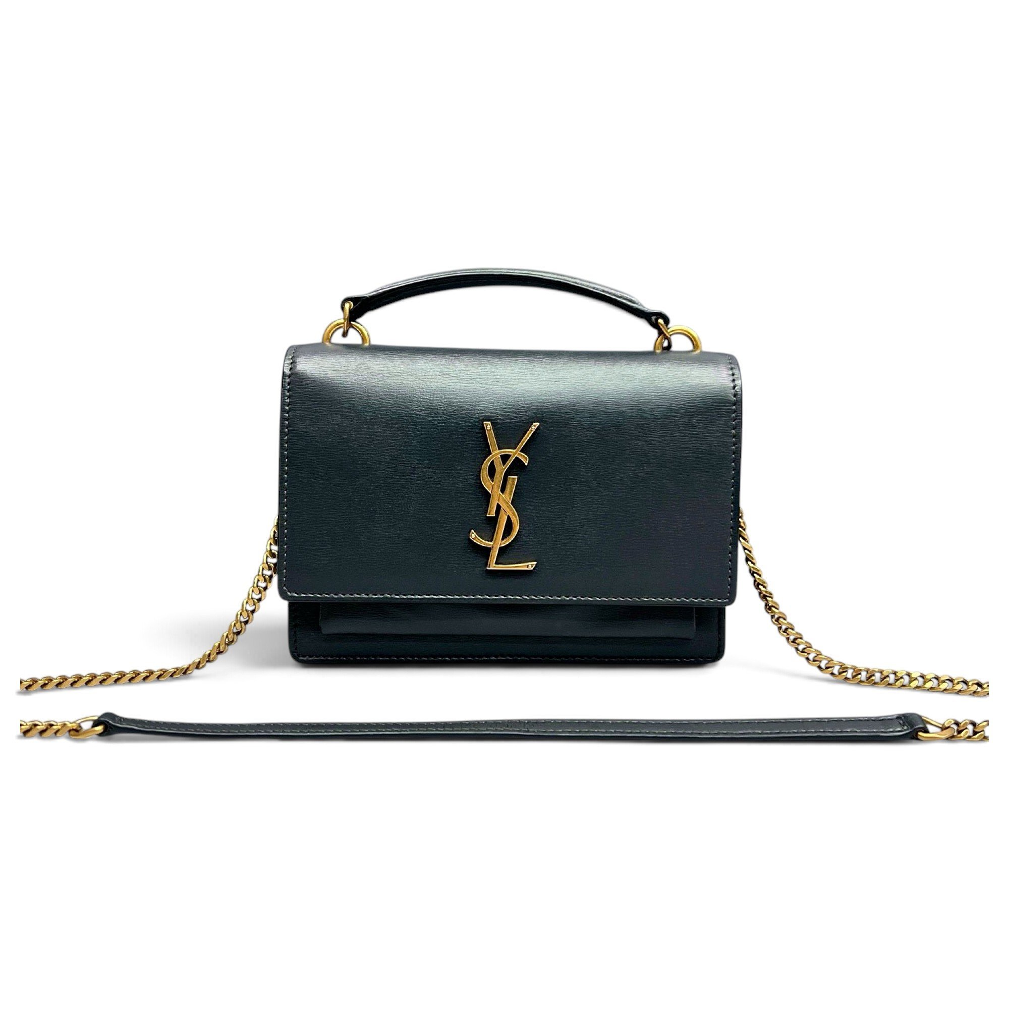 Sunset leather satchel