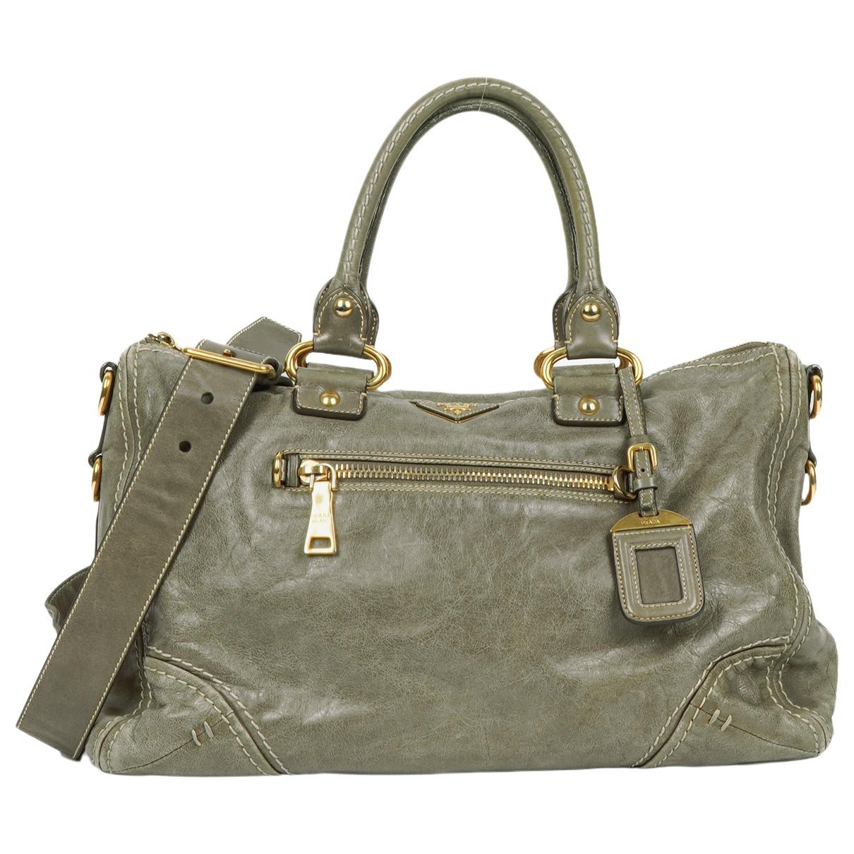 Leather handbag