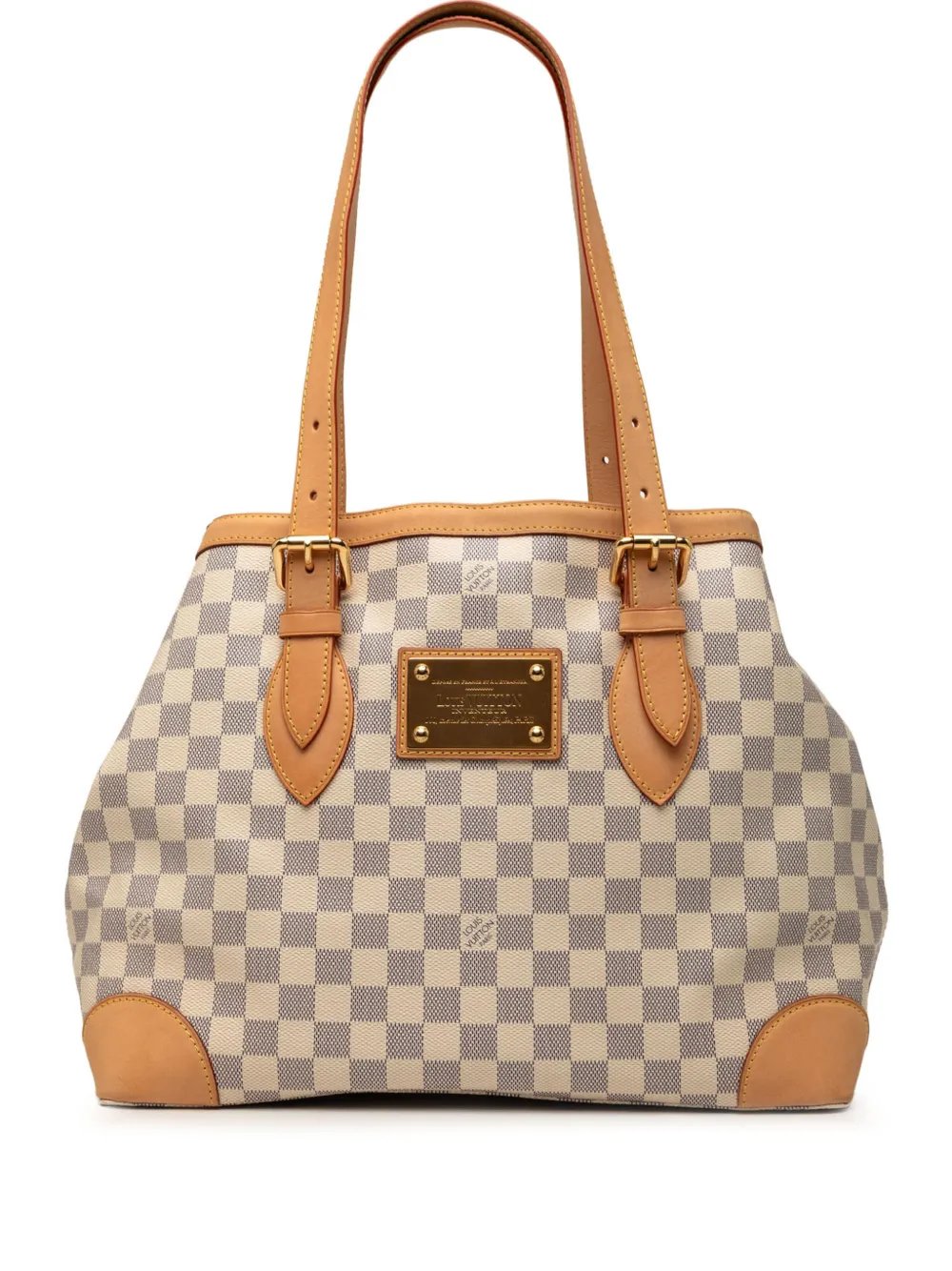 2008 Damier Azur Hampstead MM tote bag