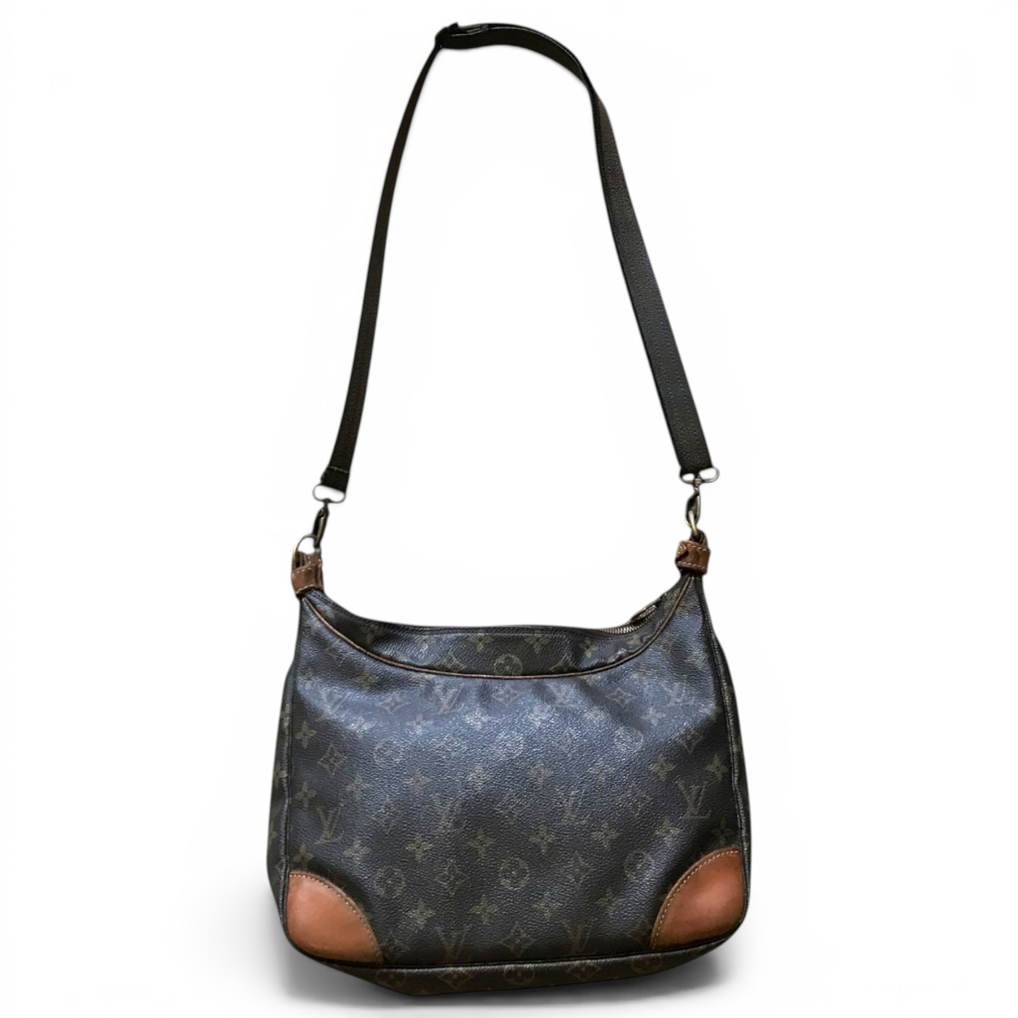 Croissant leather handbag