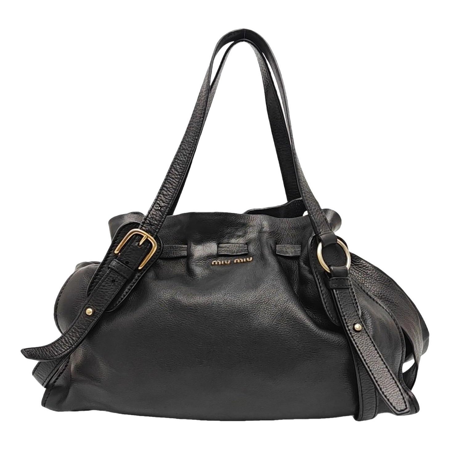 Leather handbag
