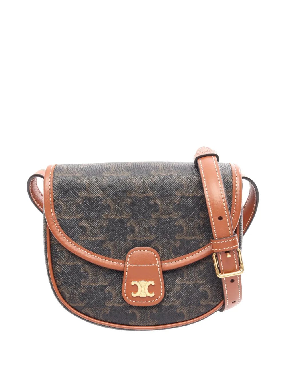 2010-2026 Mini Triomphe Coated Canvas Besace crossbody bag