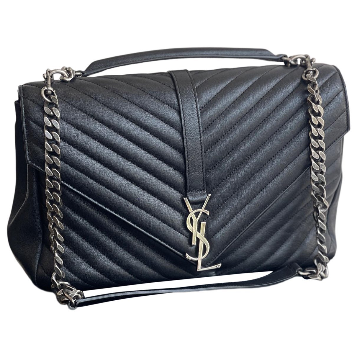 Collége monogramme leather handbag