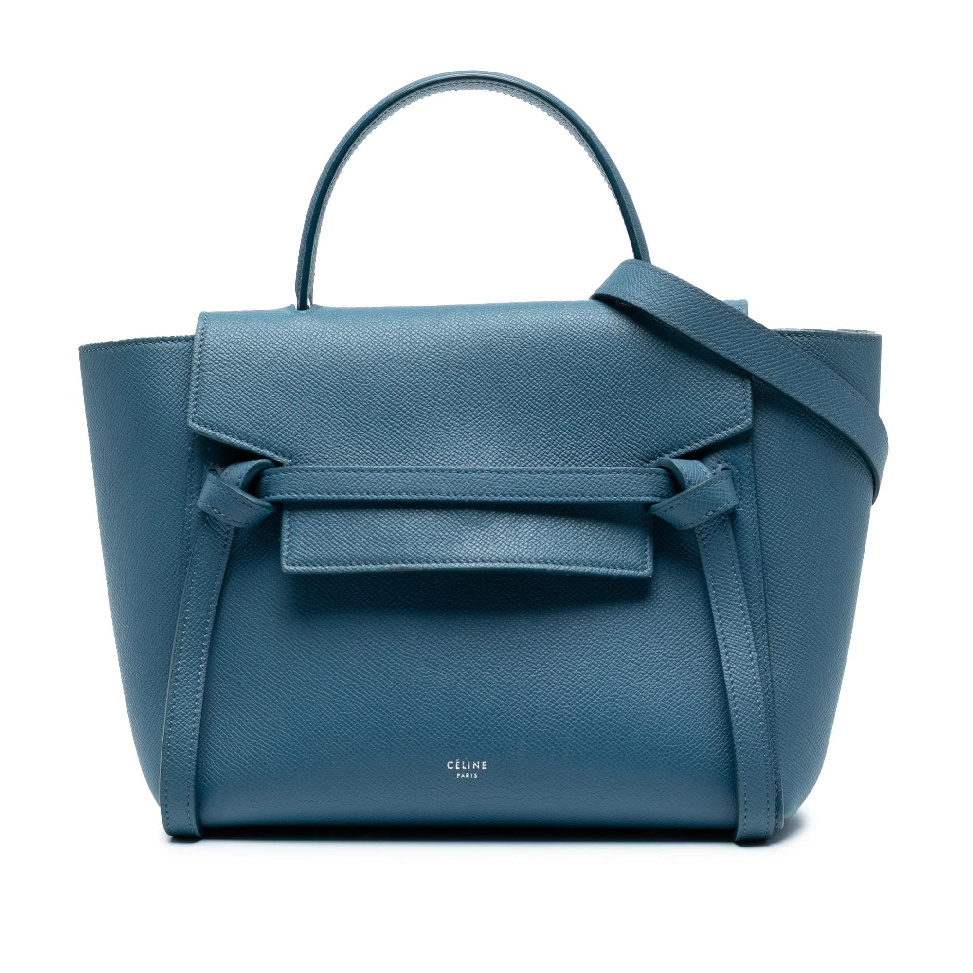 Belt pony-style calfskin handbag