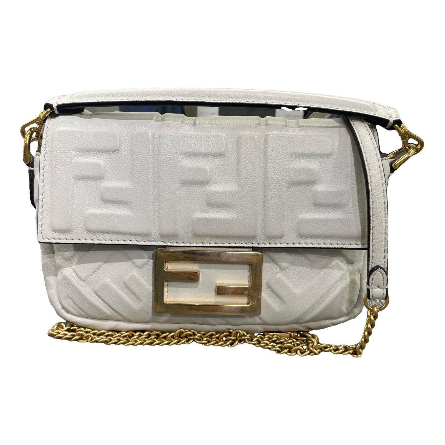 Baguette leather handbag