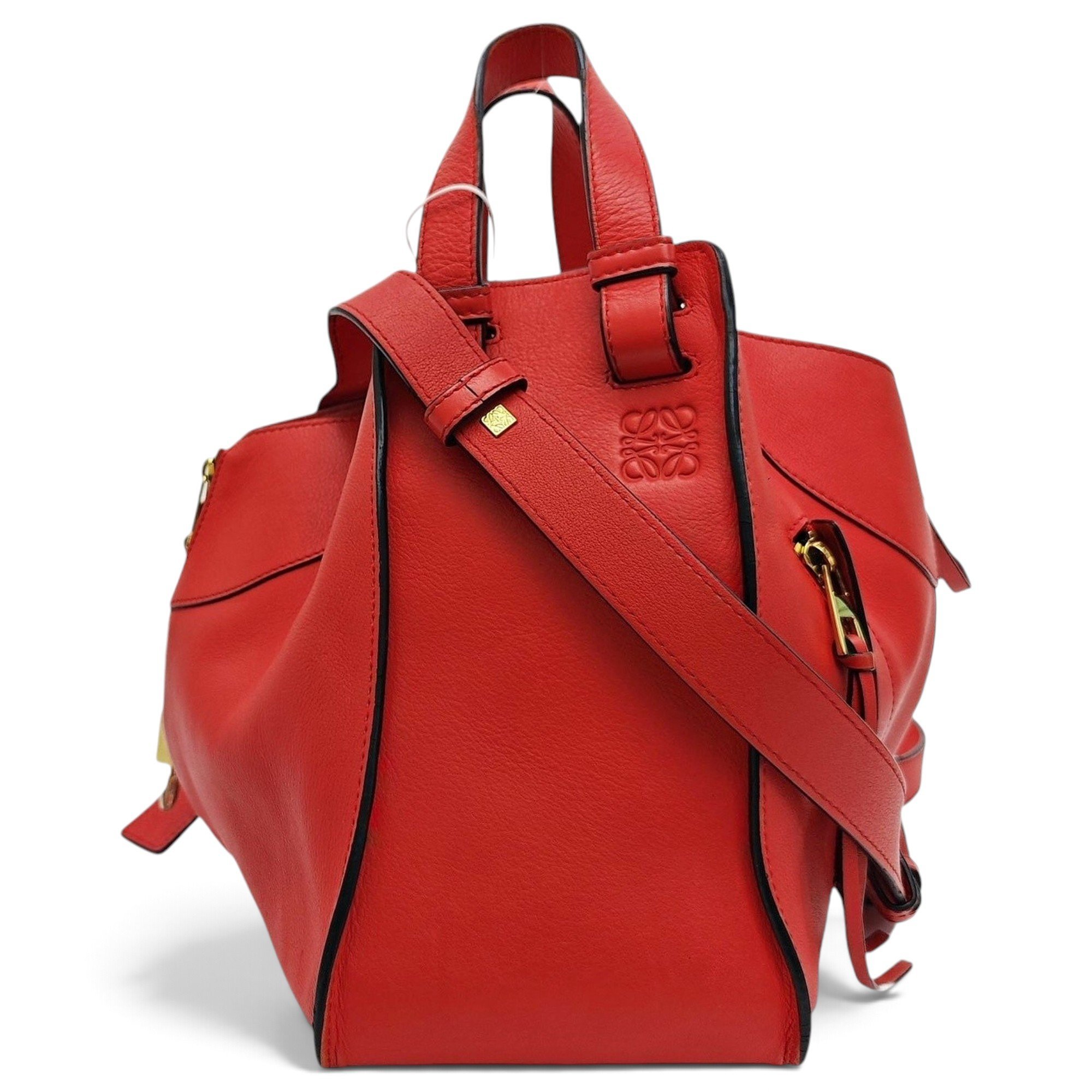 Hammock leather handbag