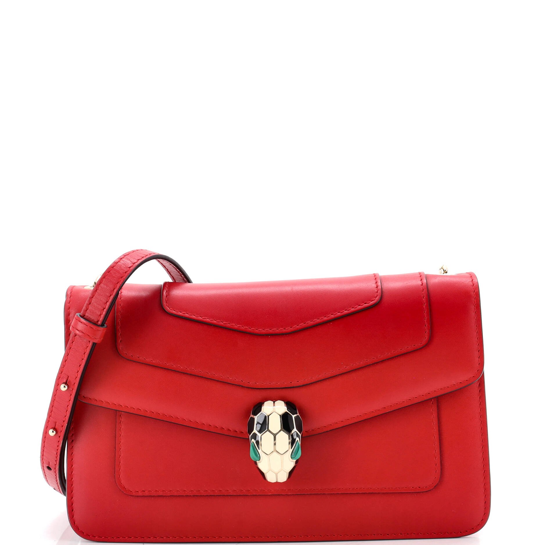 Serpenti Forever Shoulder Bag Leather Small