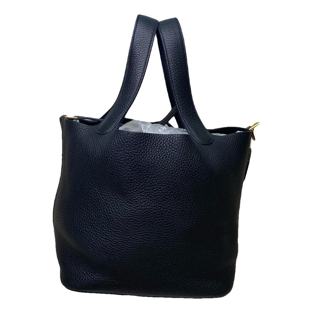 Picotin leather handbag