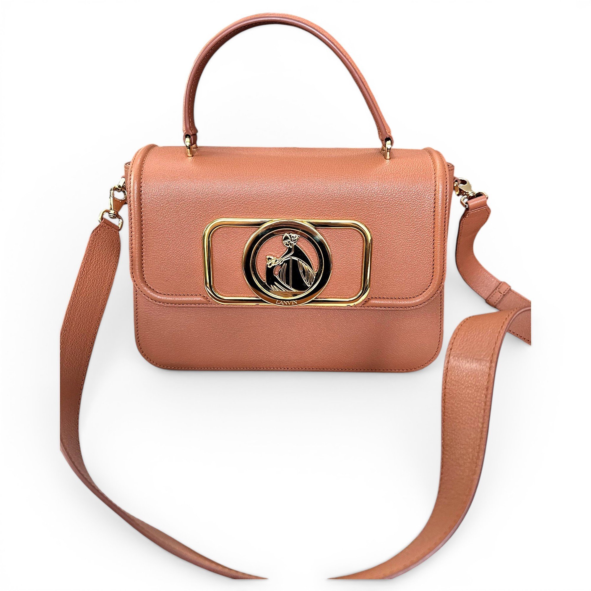 Leather handbag