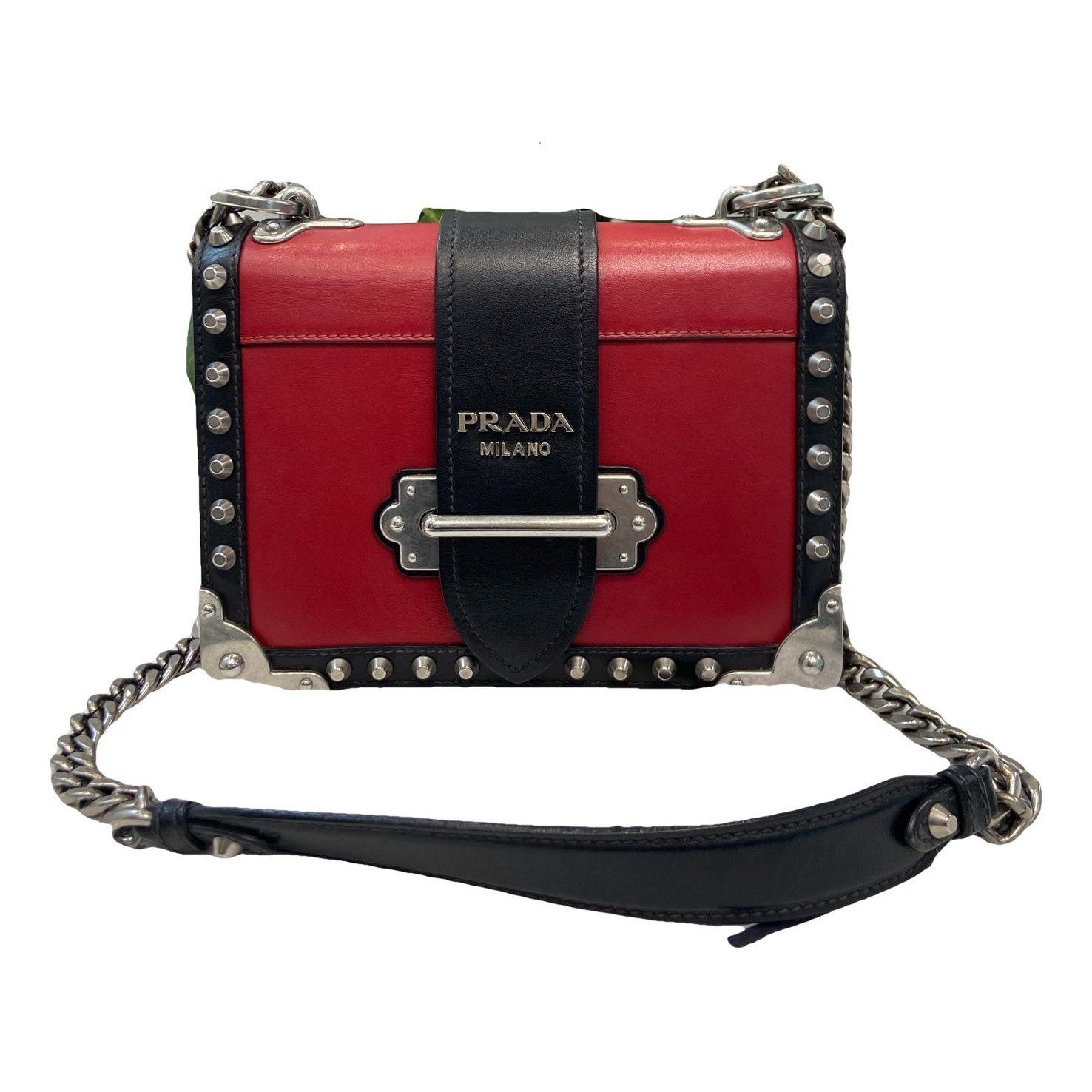 Cahier leather handbag