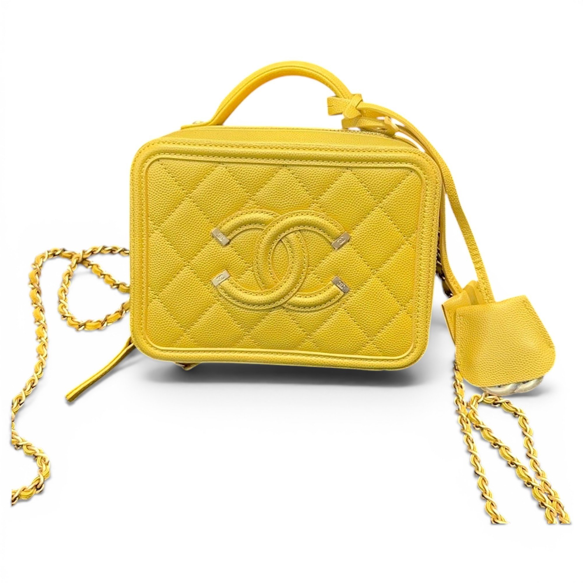Vanity leather crossbody bag