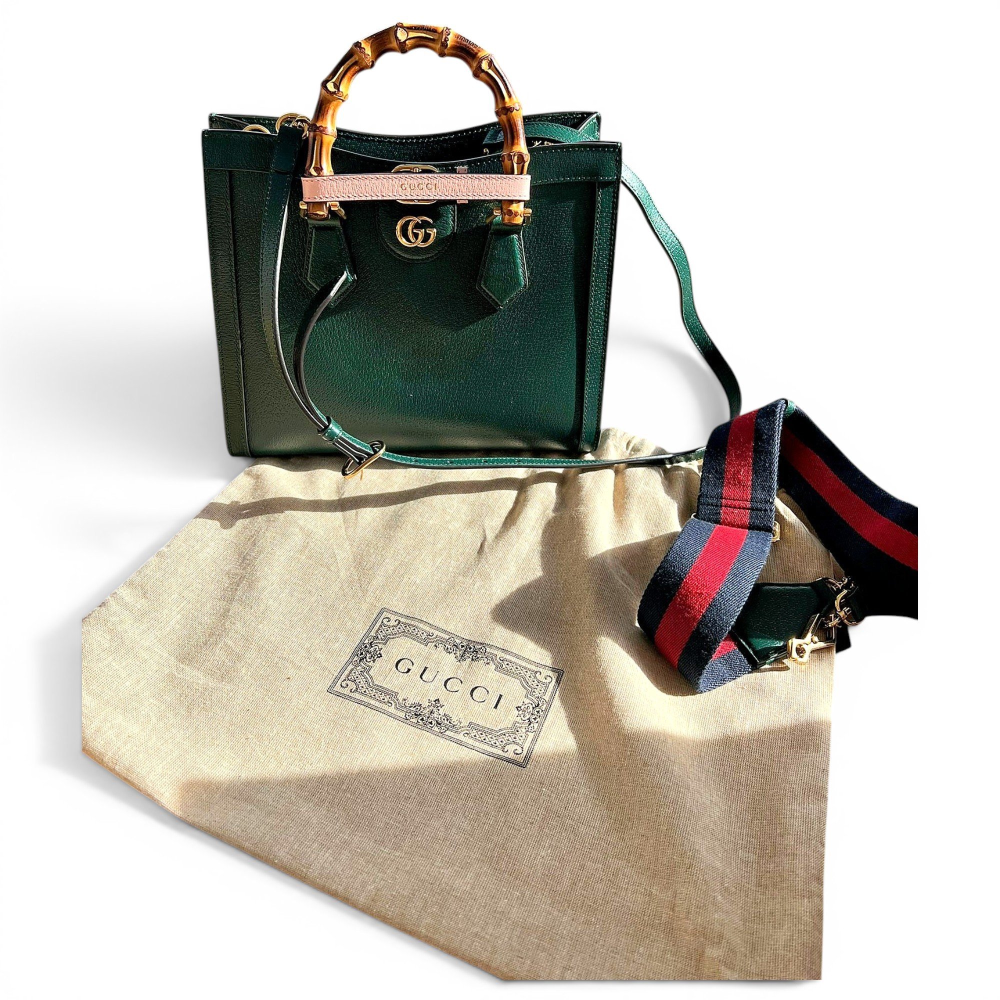 Diana Bamboo leather tote