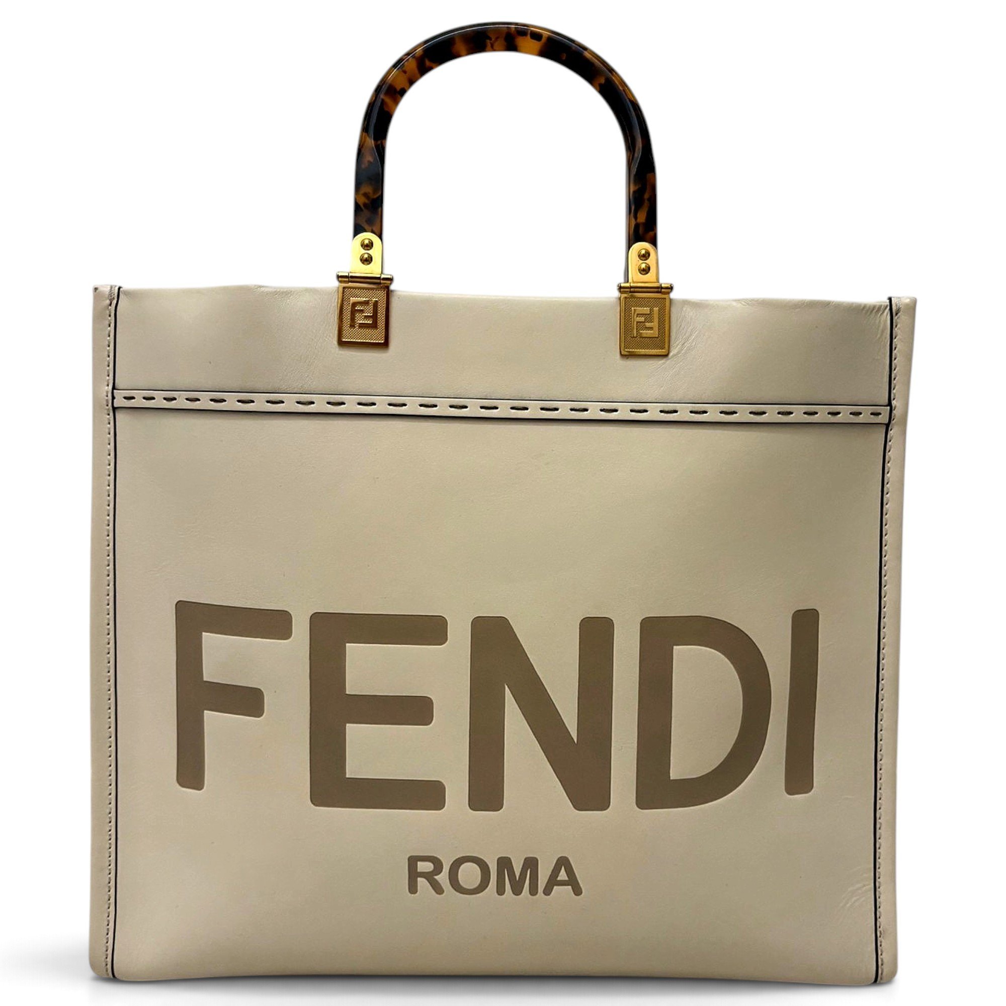 Sunshine leather tote