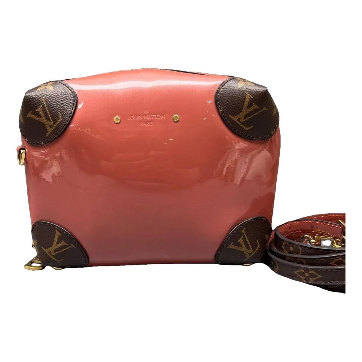 Patent leather crossbody bag