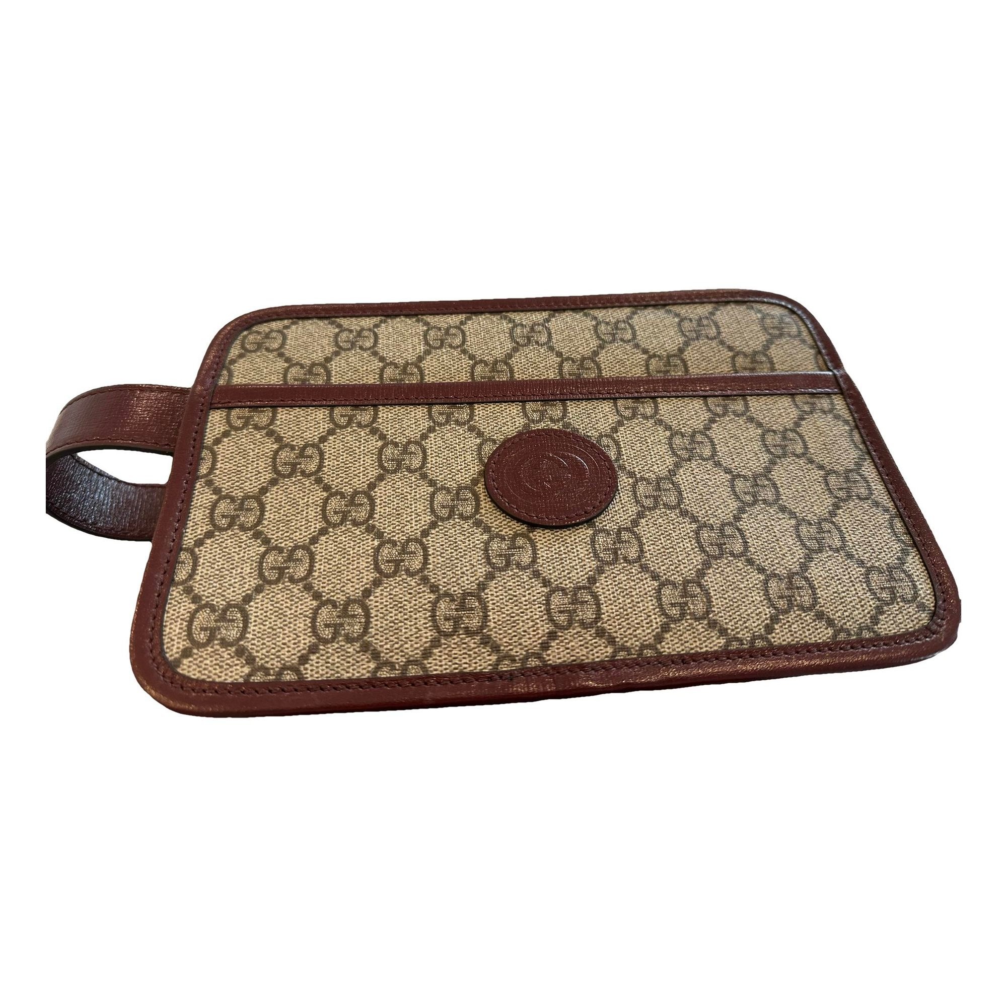 Vinyl clutch bag