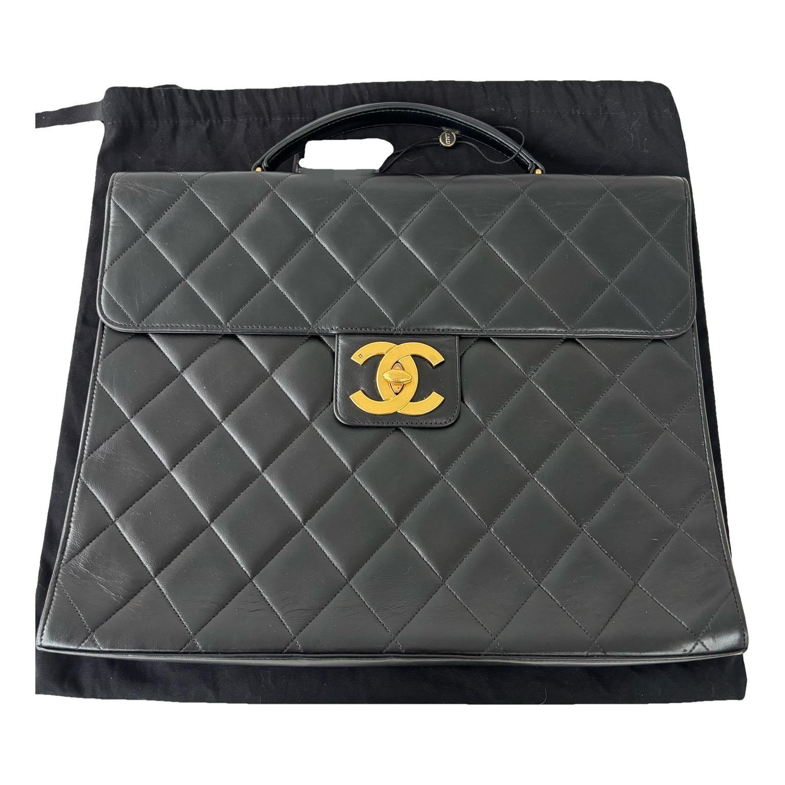 Leather tote