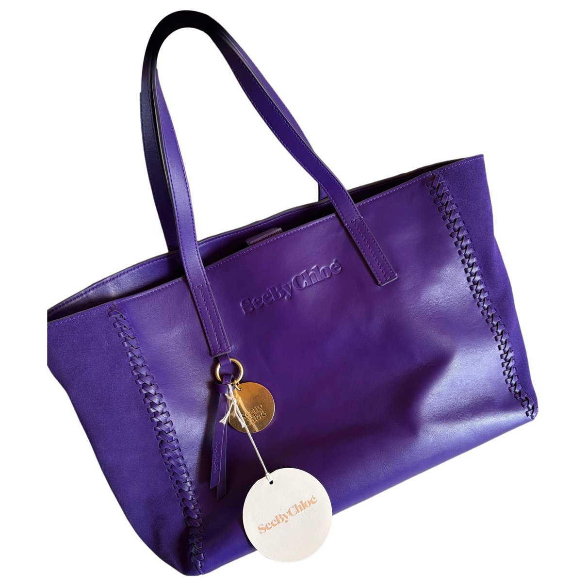 Leather tote