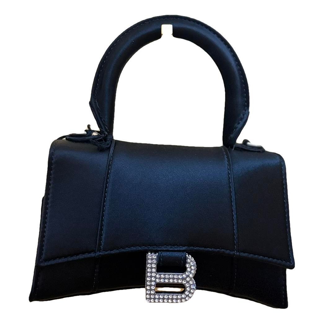 Hourglass silk handbag