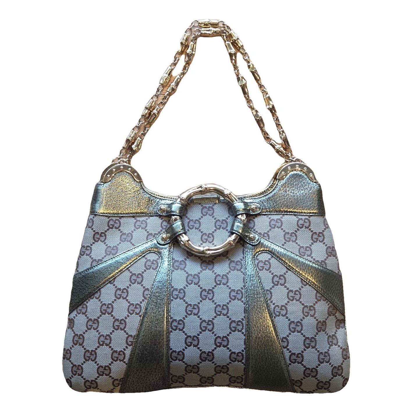 Bamboo Ring leather handbag