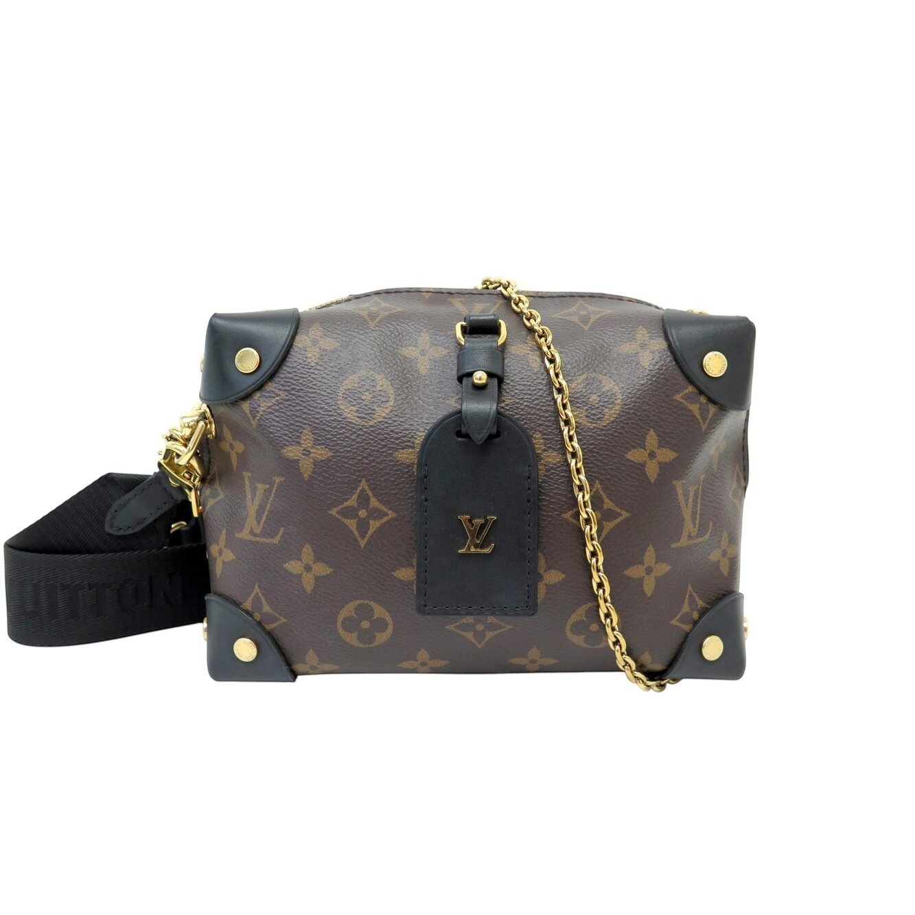Louis Vuitton Petite Malle leather crossbody bag