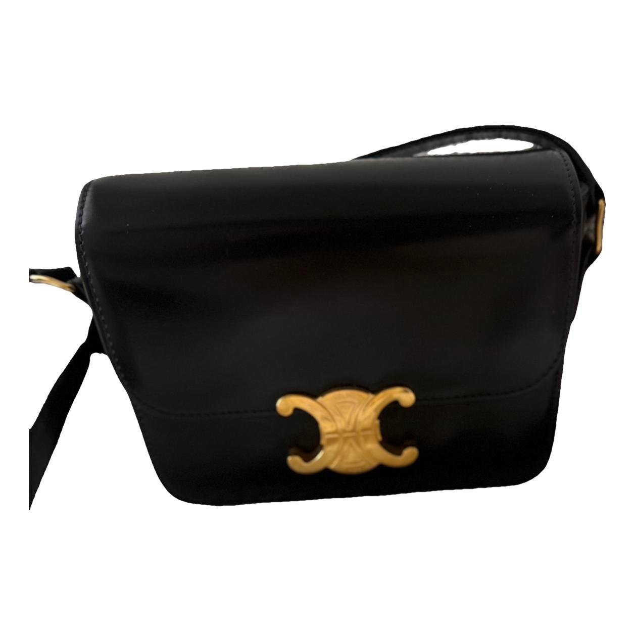 Triomphe leather handbag