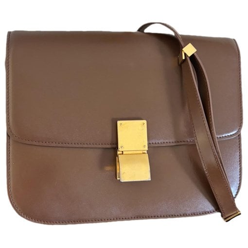Classic leather crossbody bag