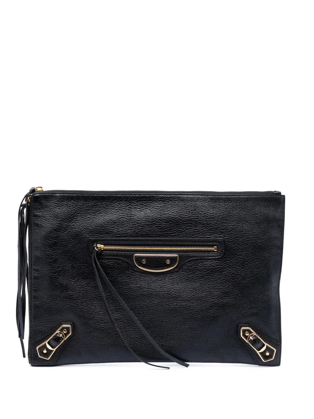 2017 Goatskin Motocross Classic Metallic Edge clutch bag