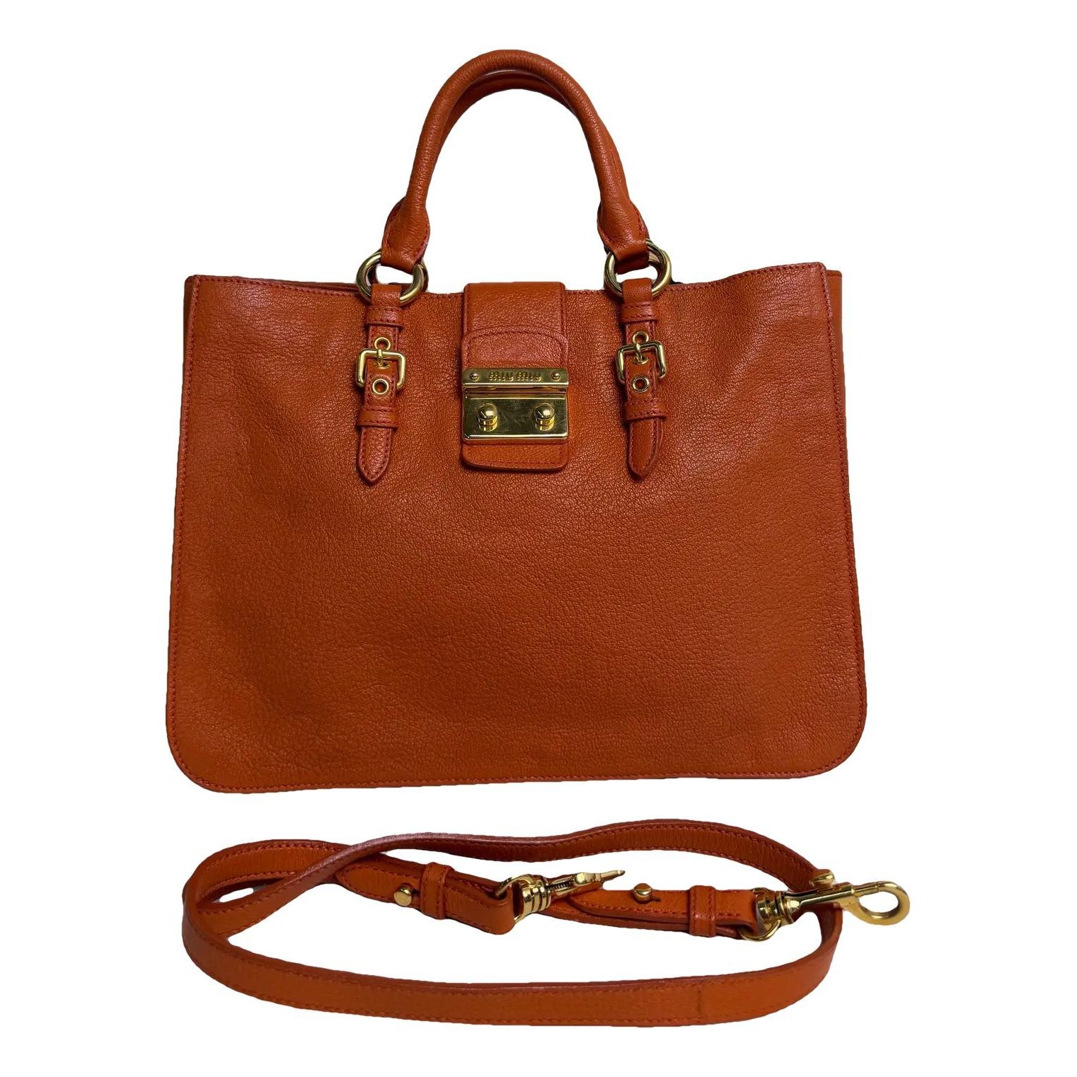 Leather handbag
