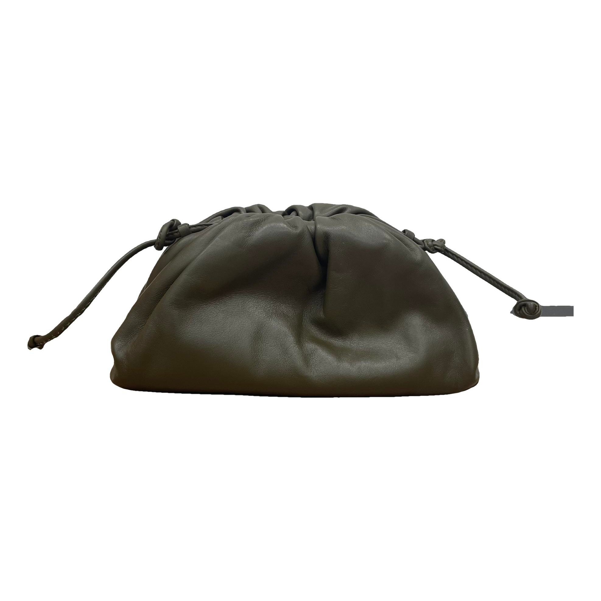 Pouch leather handbag