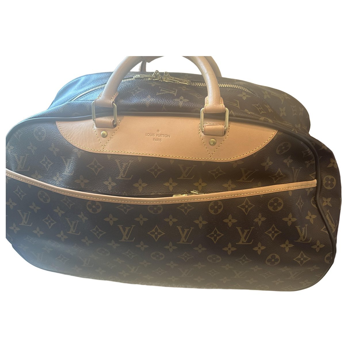 Eole leather travel bag
