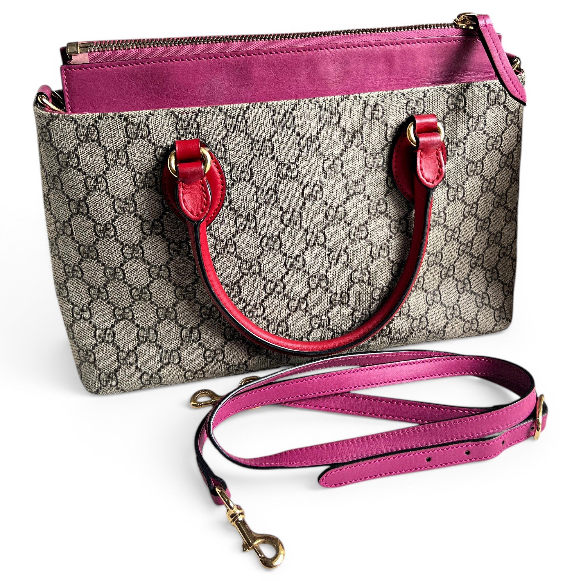 Leather handbag