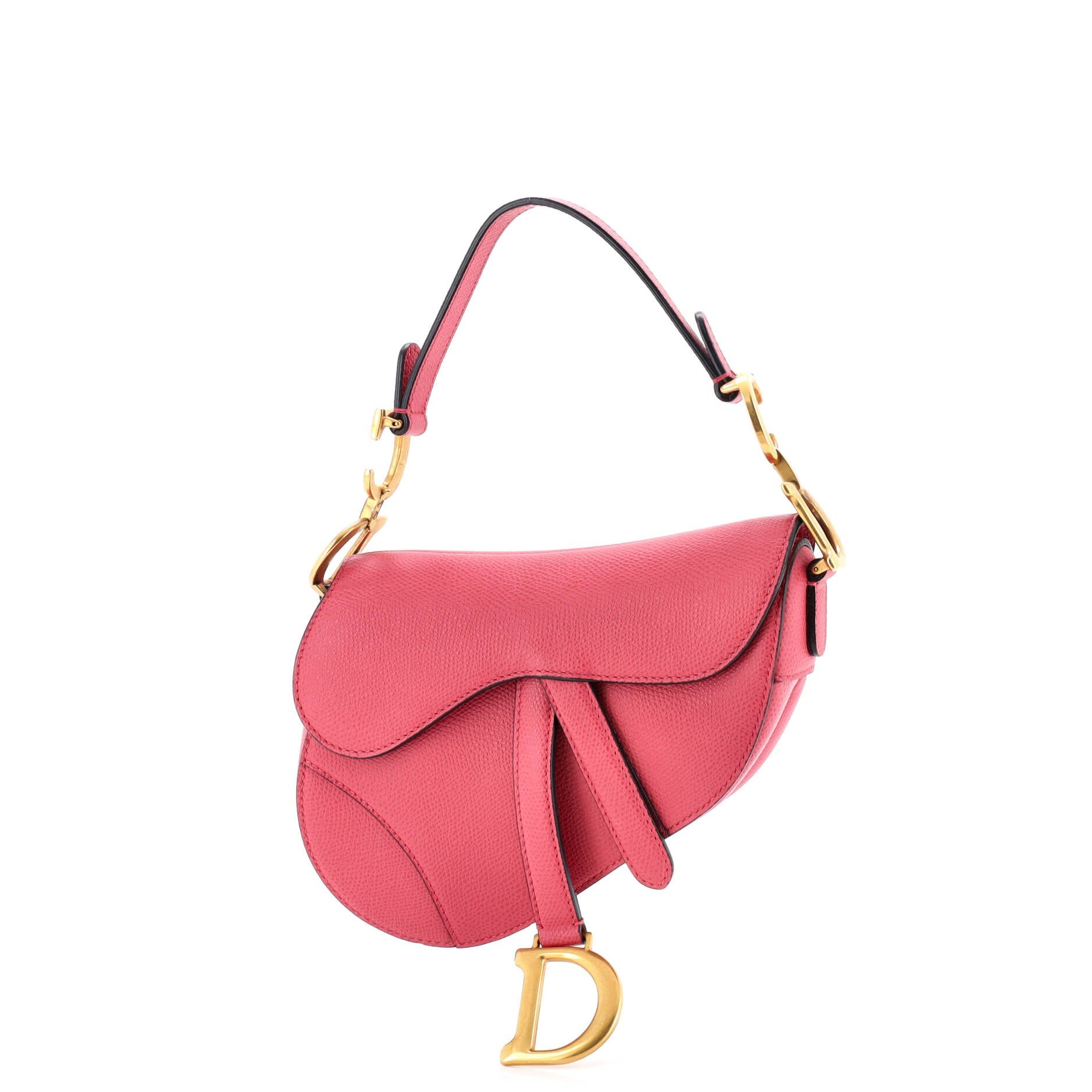 Dior Saddle Handbag Leather Mini